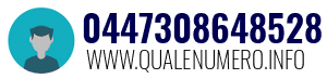 Numero di telefono 0447308648528 0447308648528