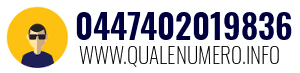 Numero di telefono 0447402019836 0447402019836