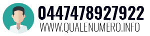 Numero di telefono 0447478927922 0447478927922