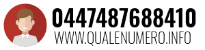 Numero di telefono 0447487688410 0447487688410