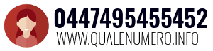 Numero di telefono 0447495455452 0447495455452