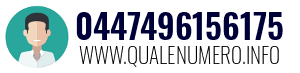 Numero di telefono 0447496156175 0447496156175