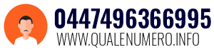Numero di telefono 0447496366995 0447496366995