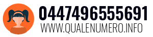 Numero di telefono 0447496555691 0447496555691