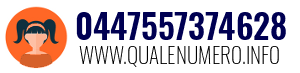 Numero di telefono 0447557374628 0447557374628