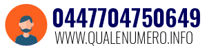 Numero di telefono 0447704750649 0447704750649