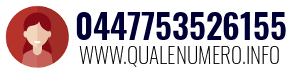 Numero di telefono 0447753526155 0447753526155