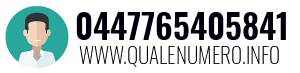 Numero di telefono 0447765405841 0447765405841
