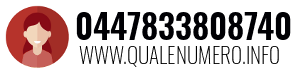 Numero di telefono 0447833808740 0447833808740