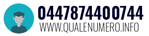 Numero di telefono 0447874400744 0447874400744
