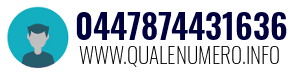 Numero di telefono 0447874431636 0447874431636