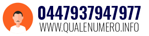 Numero di telefono 0447937947977 0447937947977