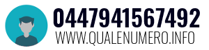 Numero di telefono 0447941567492 0447941567492