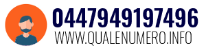 Numero di telefono 0447949197496 0447949197496