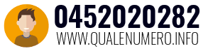 Numero di telefono 0452020282 0452020282
