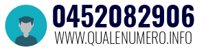Numero di telefono 0452082906 0452082906