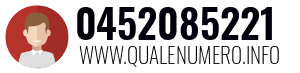 Numero di telefono 0452085221 0452085221