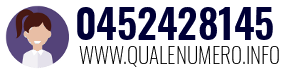 Numero di telefono 0452428145 0452428145