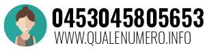 Numero di telefono 04530458056530 04530458056530