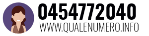 Numero di telefono 0454772040 0454772040