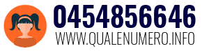 Numero di telefono 0454856646 0454856646