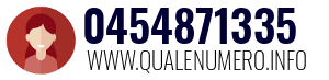 Numero di telefono 0454871335 0454871335