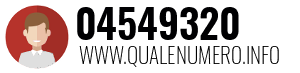 Numero di telefono 04549320 04549320