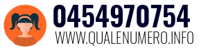 Numero di telefono 0454970754 0454970754