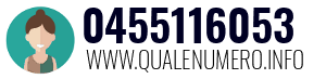 Numero di telefono 0455116053 0455116053
