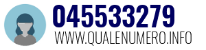Numero di telefono 045533279 045533279