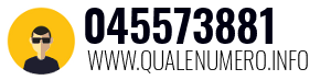 Numero di telefono 045573881 045573881
