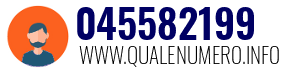 Numero di telefono 045582199 045582199