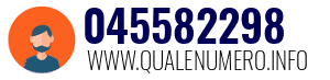Numero di telefono 045582298 045582298