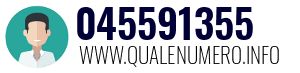 Numero di telefono 045591355 045591355