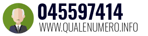 Numero di telefono 045597414 045597414