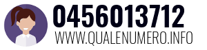 Numero di telefono 0456013712 0456013712
