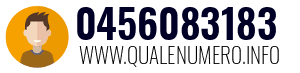 Numero di telefono 0456083183 0456083183