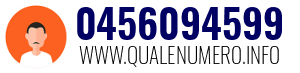 Numero di telefono 0456094599 0456094599