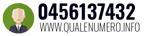 Numero di telefono 0456137432 0456137432