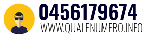 Numero di telefono 0456179674 0456179674