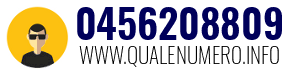 Numero di telefono 0456208809 0456208809