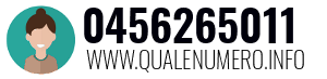 Numero di telefono 0456265011 0456265011