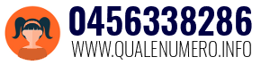 Numero di telefono 0456338286 0456338286