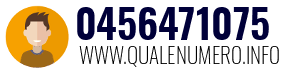 Numero di telefono 0456471075 0456471075