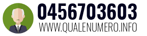 Numero di telefono 0456703603 0456703603