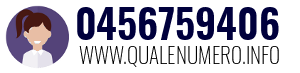 Numero di telefono 0456759406 0456759406