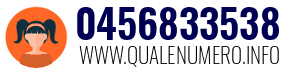 Numero di telefono 0456833538 0456833538
