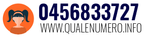 Numero di telefono 0456833727 0456833727