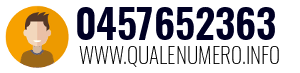 Numero di telefono 0457652363 0457652363