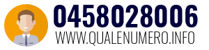 Numero di telefono 0458028006 0458028006